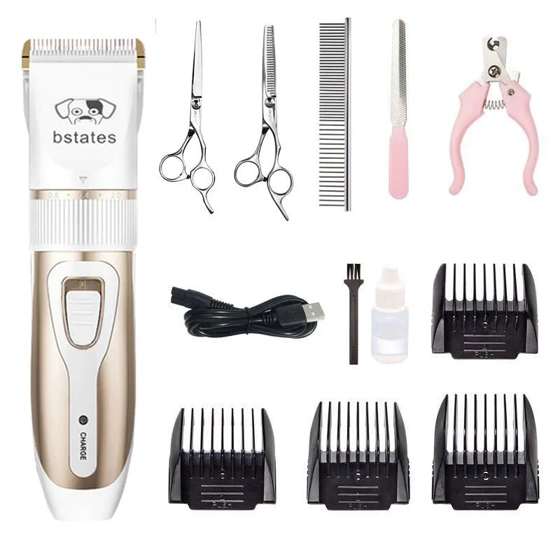 Best Dog Hair Clipper Grooming Shaver Set Professional Haircut Cordless Clippers Pet Grooming