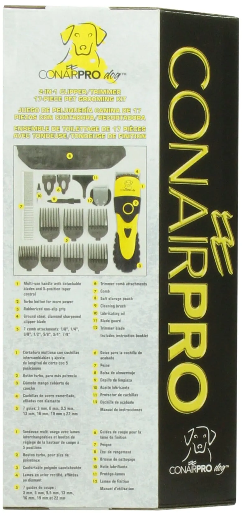 CONAIR Pet Grooming Kit - 10 Count