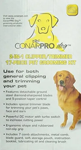 CONAIR Pet Grooming Kit - 10 Count
