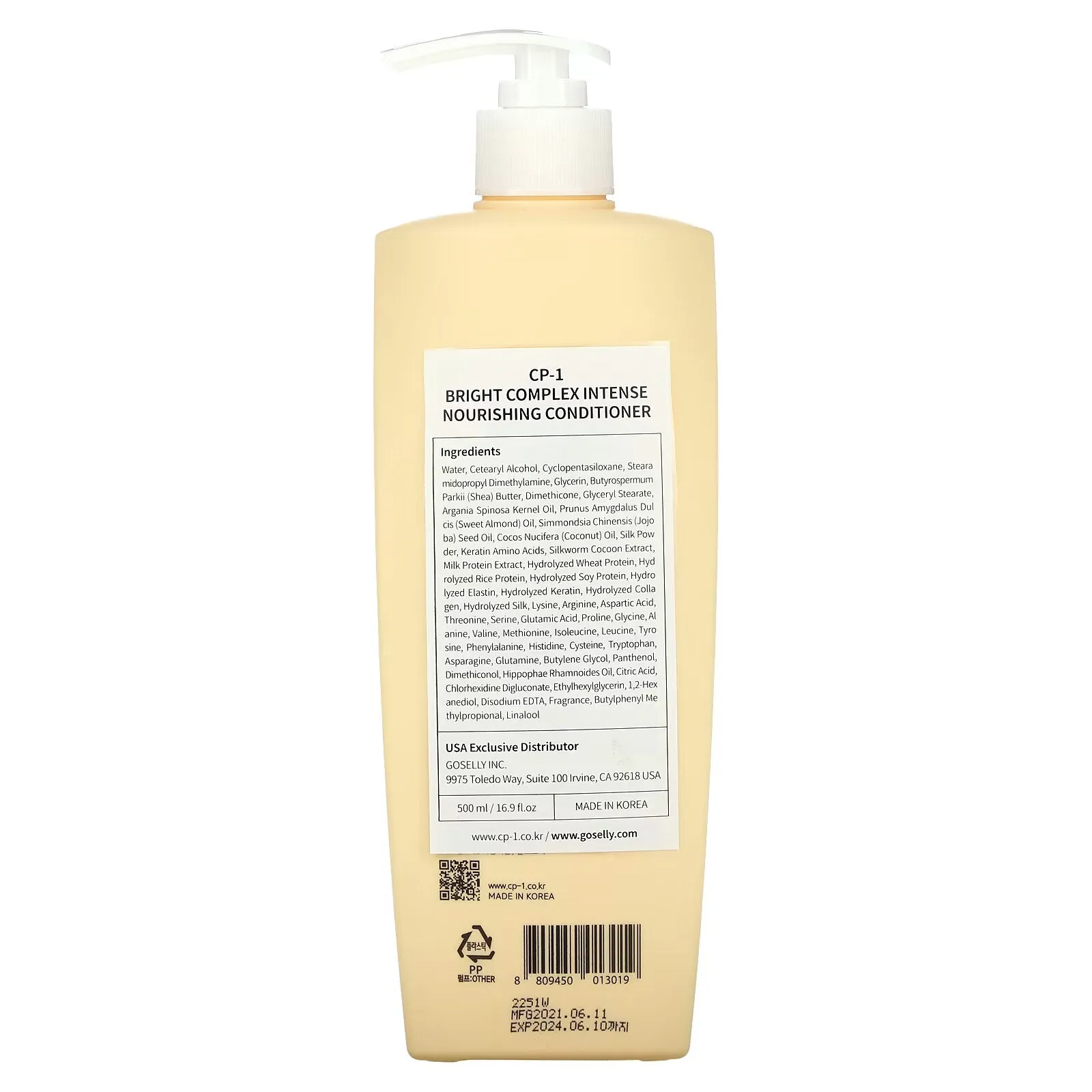 CP-1, Bright Complex, Intensive Nourishing Conditioner, 16.9 fl oz (500 ml)