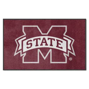 Mississippi State4X6 High-Traffic Mat with Durable Rubber Backing - Landscape Orientation