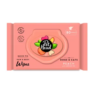 Pet Head Quick Fix Wipes - 80 Pack