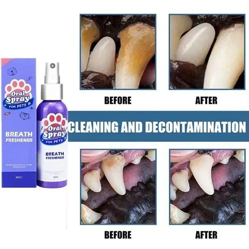Pet Teeth Cleaning Spray【Free Shipping】Buy One Get One Free