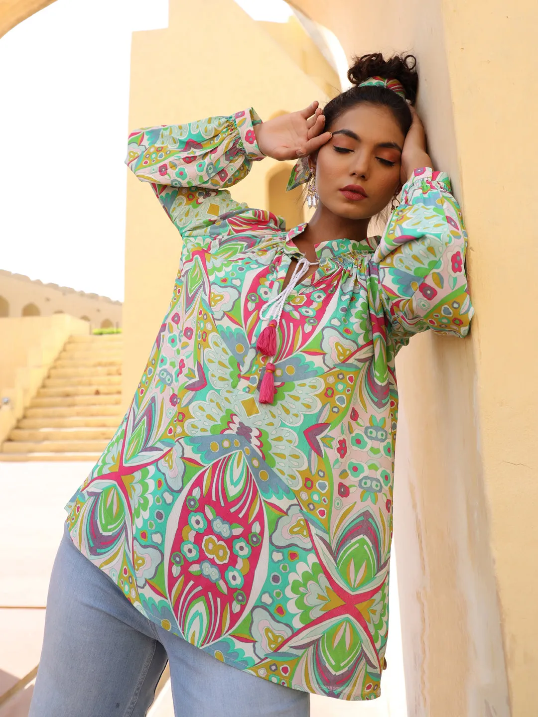 Romeo Mint Green Top