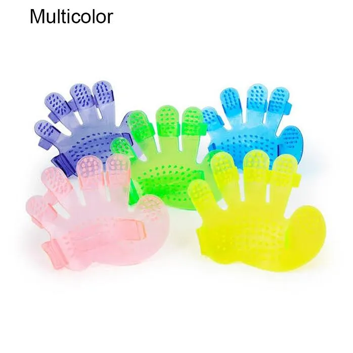 Rubber Pet Cleaning & Grooming Glove Brush